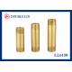 1/2  To 1  Male x Male Brass Straight  Connector