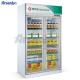 SUS201 Commercial Supermarket Refrigerator 1600L Double Temperature