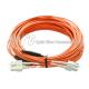 Trunk Cable 3.0mm Fiber Optic Patch Cord SC - SC Om2 LSZH Jacket For CATV / FTTH