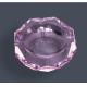 Beautiful Transparent  Purple Crystal Ashtray