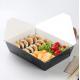 Wholesale stacking 400g craft paper boxes take away food container with window