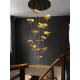 Push Button LED 1W Cluster Pendant Light For Stairwell Hanging Light Fixtures