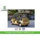 Battery Operated 4 Passenger Electric Shuttle Bus 48V DC Motor For Real Estate Hotel