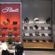 Modern 4 Layers Shoes Display Wall Racks For Store Interior Design