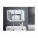 5mm glass mirror with LED ,cabinet waterproof base mirror