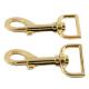 25mm Gold Swivel Dog Snap Hook Custom Zinc Alloy Metal Dog Hook SDR567 Plating Chrome