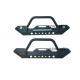Solid 4x4 Front Bumper Guard Jeep Wrangler JK With Black Powder Coated Steel