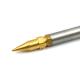 1mm Diameter Zinc Plated Gold Generic Oil Spray Gun Thread Point Tip Nozzle
