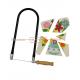 5 U Tube Fret Saw Frame with Wooden Grip for junior students to learn and practise paint board carving and pa