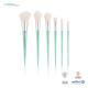 6pcs Crystal Makeup Brushes Set Soft Bristles Professional Makeup Brush Kit