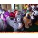 Happy Animals Ride Electric Animal Scooter Rides Stuffed Animals With Wheels, Hot Sales!