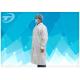 White Lab Disposable Medical & Waterproof PE Visitor Coat 125 x 150cm