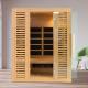 3 Person Indoor Hemlock Wood Far Infrared Dry Sauna Room With Oxygen Ionizer