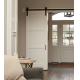 Simple Style Sliding Barn Wood Doors 125cm Width HDF PU Painting