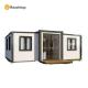 Booth Exhibition Folding Container House with PVC Sliding Window Feature