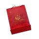 Gift Box Red Luxury Rigid Paper Bag Packaging Custom Logo For Tea Chocolate