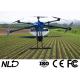 6 Propellers FCC ISO9001 Fertilizer Spraying Drone , Crop Spraying Drone