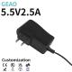 2.5A 5.5V Wall Mount Power Adapters For Electric Recliner Sofas