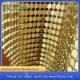 Gold Silver Decorative Wire Mesh Metal Aluminum Chain Curtain