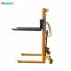 Hydraulic Mobile Pallet Lift Easy Operation 1000kg Single Mast Structure