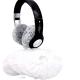 50pcs/Bag Disposable Headphone Cover Non Woven Fabric Headset Ear Covers