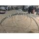 Hot Dipped Galvanized Razor Wire BTO11 Barbed Blade Type For Popular