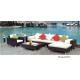 5 piece -weather resist PE wicker Beach swimming pool sofa club chair -9002