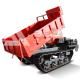 Rated Load 10 Ton Dumper Crawler Truck Hydraulic Engineering Rubber For Garden Transporter