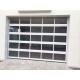 Industrial Logistic Area Loading Port 40mm Glass Garage Aluminum Sectional Door Wind Resistance Class 3 For Fire Station