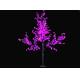 LED Iron Trunk Flower Tree Lamp 1.5m Color LED Cherry Tree Lighting Large Landscape Lamp Modeling Customized
