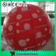 Event Party Hanging Decoration Red 1m Inflatable Spot Balloon With LED Light