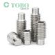 0.128 HEX TOBO Automotive Stainless Steel Screws 3 Length with ANSI B 16.9 ASTM A420 Thread Type