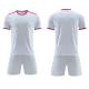 Lightweight Football Club Jersey Set Breathable Fabrics Solid Sublimation Football Uniforms