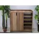 MDF Laminated Wooden Home Shoe Storage Cabinet 800W*320D*1050Hmm Dimension