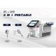 Portable 2 In 1 Multi Function Laser 2 Handpiece E - Light/ IPL/ SHR/ OPT /RF Machine