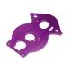 100% CNC Custom Machining process aluminum purple anodized finish plate parts