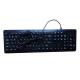 IP67 Plastic Washable Computer Keyboard Non Backlight EMC With Full Function
