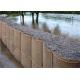 Professional Hesco Bastion Barrier For Bridge Protection / Flood Bank