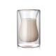 Heat Resistant 120ml Mouth Blown Double Wall Glass Cup