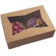 Clear Lid Cookie Auto Popup Bakery Kraft Cardboard Box