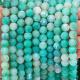 Polished 8mm Green Weathered Natural Amethyst Crystal Beads For Bracelet Necklace