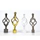 Crown Decorative Finials For Curtain Rods Durable With Paint Plating Treatment
