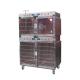 1220x700x1815Mm Therapy Oxygen 228kg Stainless Steel Pet Cage