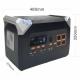 High Capacity 3000W Rechargeable Portable Power Station With Power Display