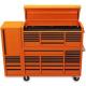 Workshop Household Multifunction Tool Cabinet 42 Tool Chest with Casters and Top Steel