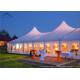 Customized Size White PVC Tent Fabric Mixed  Marquee Party Tents For Outdoor Commercial Activity