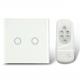 3 ways to control 2 gang Wifi smart touch light switch in AU/UK standard