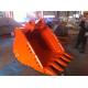 Custom 4.3cbm Heavy Duty Excavator Bucket Reinforced Cutting Edge