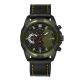 48mm Leather Strap Customized Military Quartz Watch Multi Function Hardy