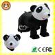 Electric animal scooter in the park shop zoo stuffed animals that walk steel frame, fireproof plush